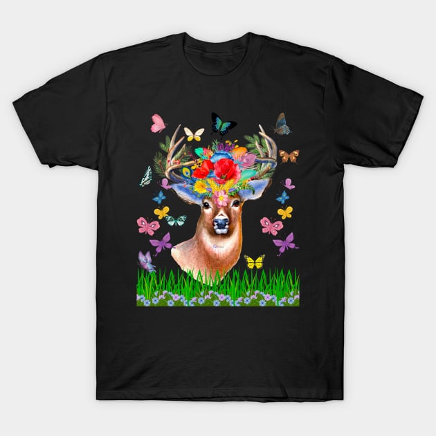 colorful meadow T-Shirt by Funtomass